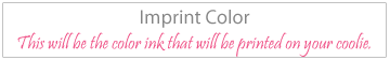 Wedding Koozie Imprint Colors