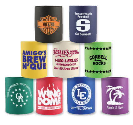 Hard Foam Koozie Colors